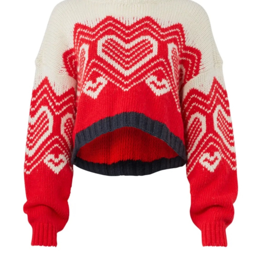 I Heart You Sweater by Free People - valentine's outfit idea, Size Small